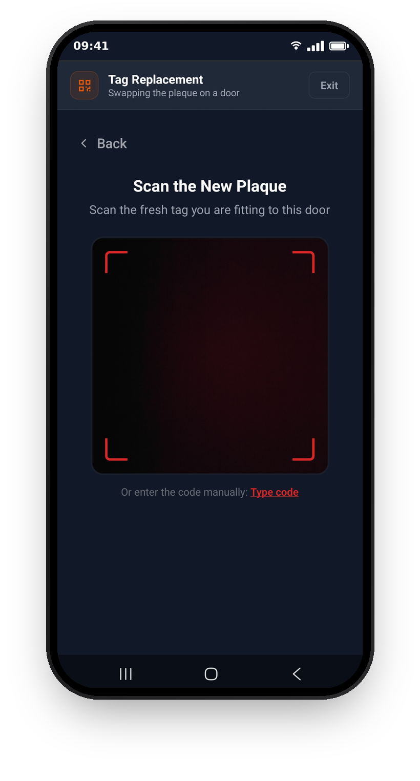 Scanning the fresh plaque