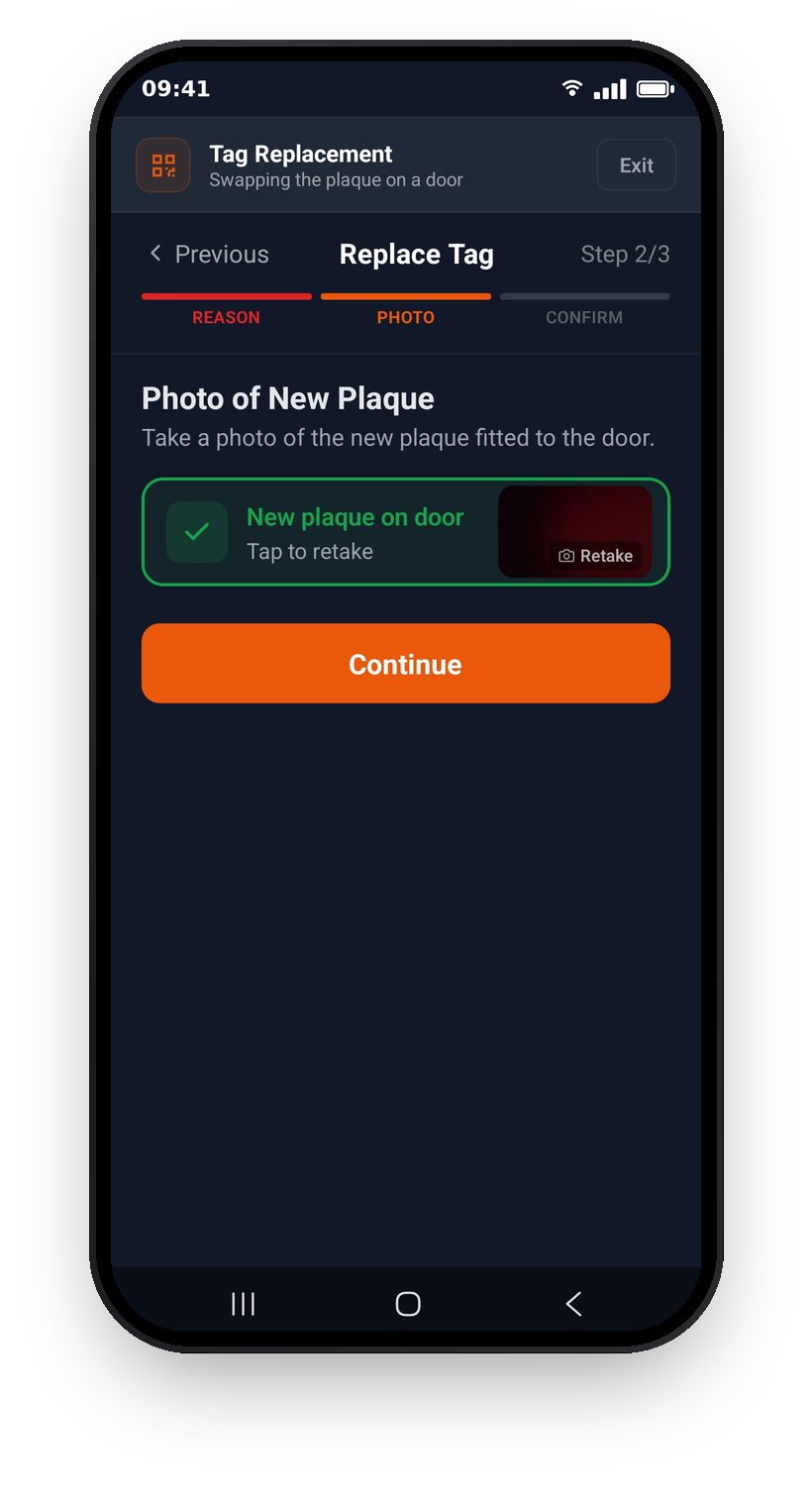 The Photo of New Plaque step